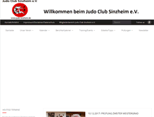 Tablet Screenshot of judo-sinzheim.de